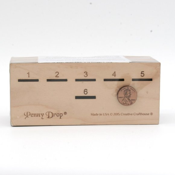 BRAND NEW UNOPENED-Wooden Penny Drop Game - Picture 1 of 5